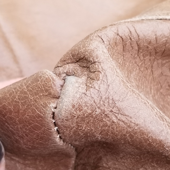 Elliott Lucca brown leather shoulder bag - Picture 11 of 11